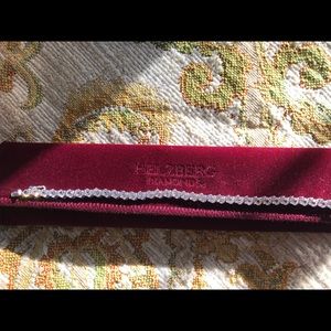 Diamond Linked Bracelet in Sterling Silver